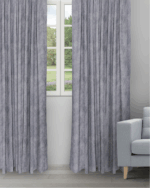 Celeste - Charcoal Ripple Fold Drapes