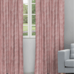 Celeste - Coral Ripple Fold Curtains