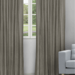 Swizz - Charcoal Ripple Fold Drapes