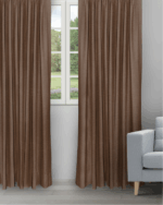 Swizz - Cocoa Ripple Fold Drapes