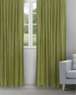 Swizz - Grass Green Ripple Fold Drapes