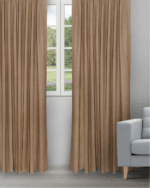 Swizz - Latte Ripple Fold Drapes