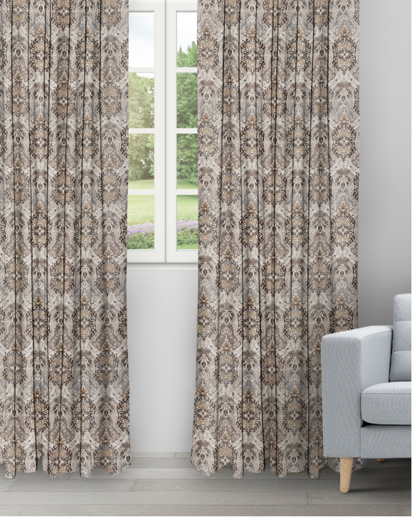 Ester Earth Ester - Earth Color Ripple Fold Drapes - Image 1