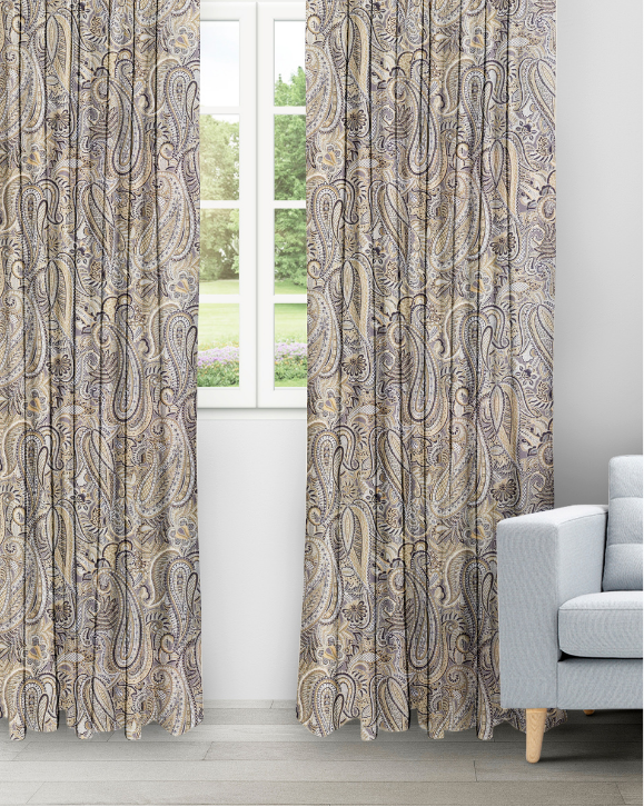 Meadow Antique Meadow - Antique Ripple Fold Drapes - Image 1