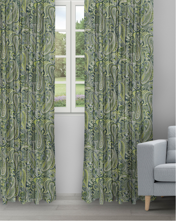 Meadow Forest Meadow - Forest Ripple Fold Drapes - Image 1