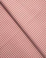 Classic Houndstooth - Rose Ripple Fold Drapes - Image 3