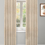 Coastal Stripes - Sky Custom Curtains