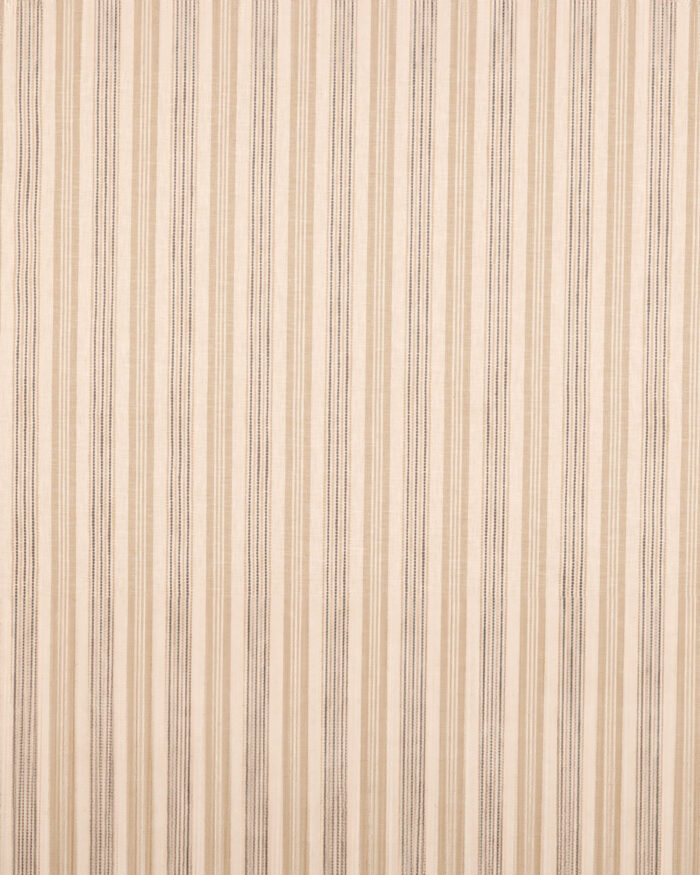 Coastal Stripes - Taupe Custom Curtains - Image 3