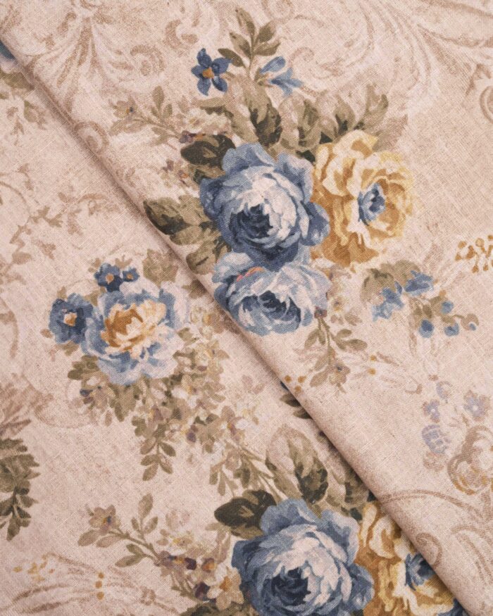 English Garden - Sapphire Fog Fabric Swatch - Image 2