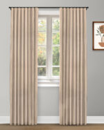 Folktales Stripes - Stone Ripple Fold Drapes