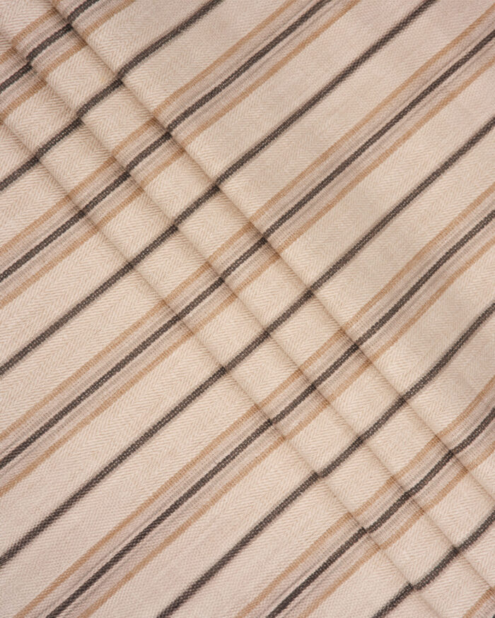 Folktales Stripes - Stone Ripple Fold Drapes - Image 2