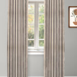 French Stripes - Gray Custom Curtains
