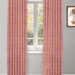 Gingham Check - Crimson Red Custom Curtains