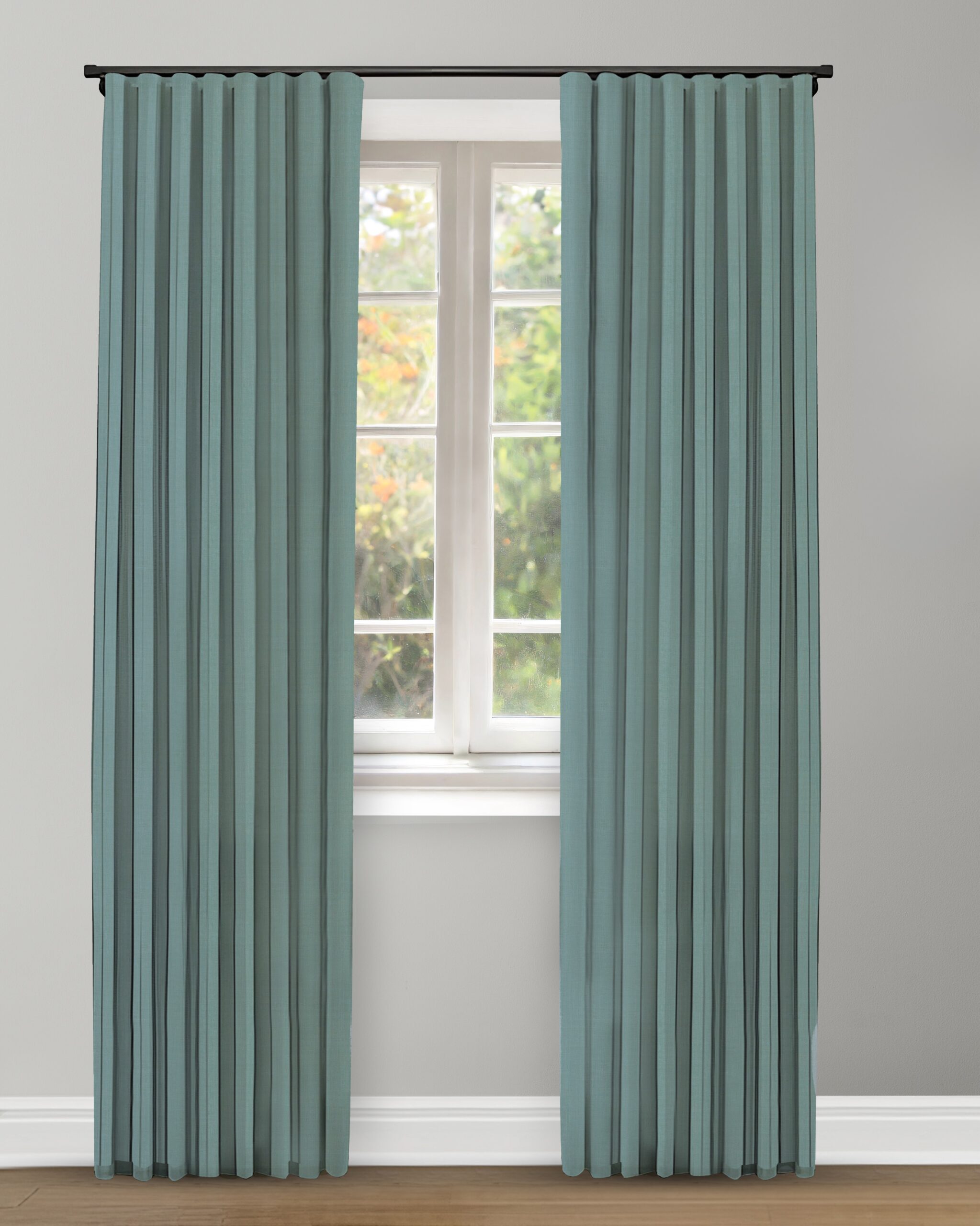 Herringbone Plains - Spa Curtain Herringbone Plains - Spa Ripple Fold Drapes - Image 1