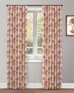 Vintage Floral Collection - Misty Rose Custom Curtains