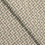 Classic Houndstooth - Teal/ Green Fabric Swatch