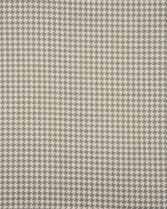 Classic Houndstooth - Teal/ Green Ripple Fold Drapes - Image 2