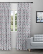 Chelsea Floral - Mauve Custom Curtains