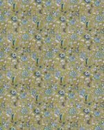Chelsea Floral - Olive Color Fabric Swatch