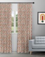 Chelsea Floral - Spice Custom Curtains