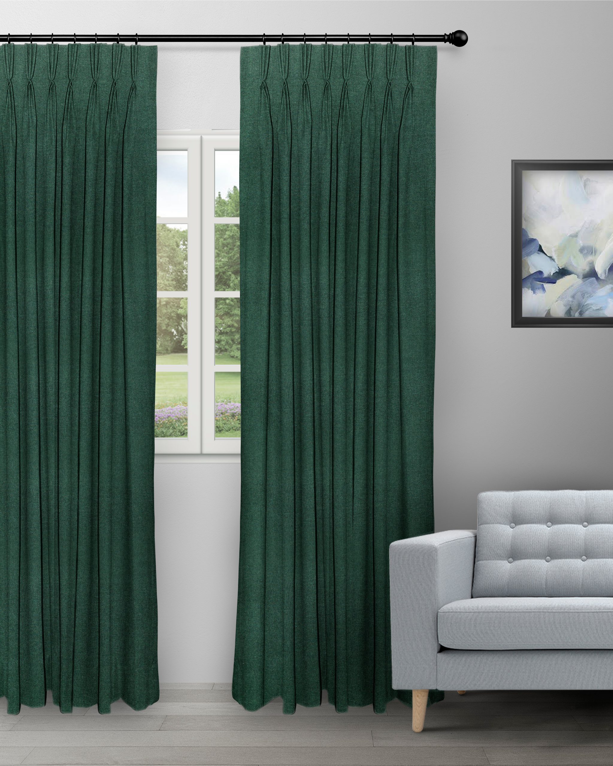 Colonial-Forest-Curtain-image-scaled-1.jpg Colonial - Forest Custom Curtains - Image 1