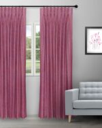 Colonial - Mulberry Red Custom Curtains