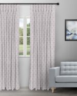 Cotton Husk - Silver Custom Curtains