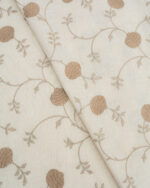 Embroidered  Pecan - Walnut Custom Curtains - Image 2