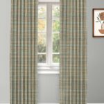Farmhouse Plaid Check - Lake Ripple Fold Drapes