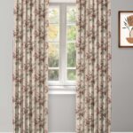 English Cottage - Burgundy Ripple Fold Drapes