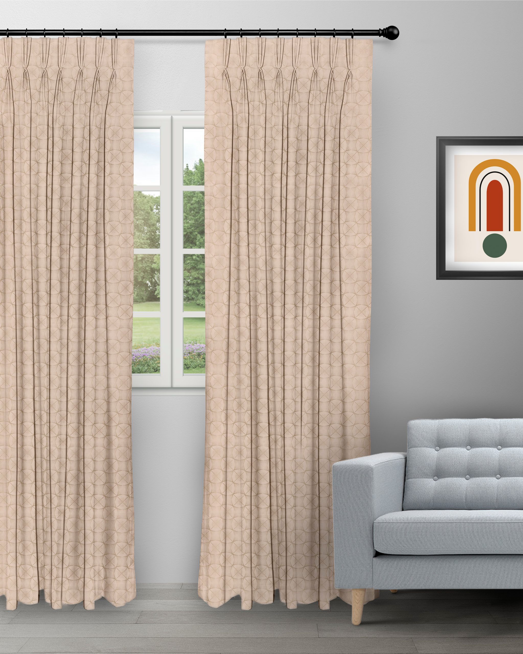 Curtains-Ambrosia-Oyester-Curtain-image-scaled-1.jpg Curtains Ambrosia - Oyster Custom Curtains - Image 1