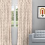 Drizzle - Camel Custom Curtains