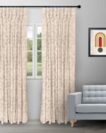 Drizzle - Camel Custom Curtains