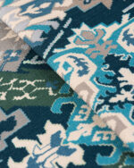 Ester - Pool Blue Ripple Fold Drapes - Image 2