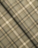 Farmhouse Plaid Check - Deep Forest Custom Curtains - Image 2