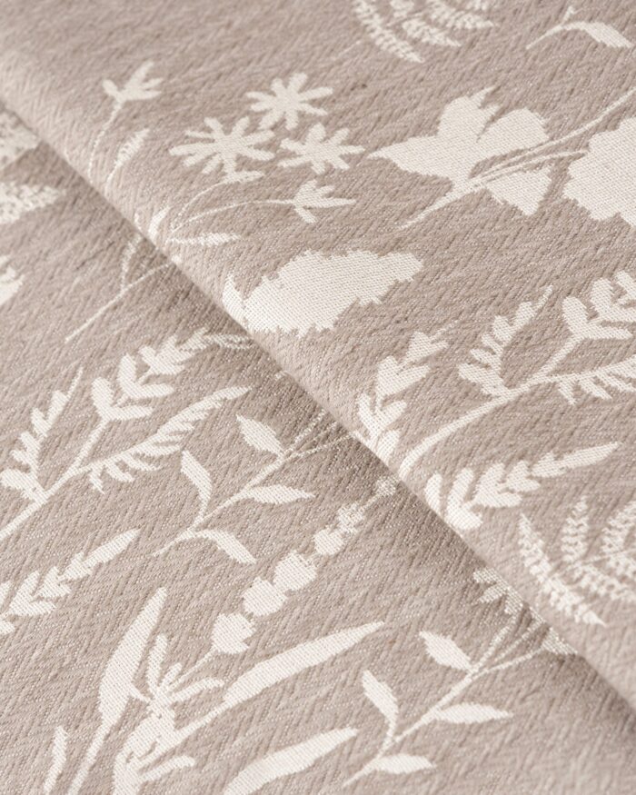 Floral Athena - Greystone Color Fabric Swatch - Image 2