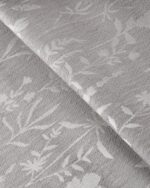 Floral Athena - Silver Color Fabric Swatch - Image 2