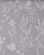 Floral Athena - Silver Color Fabric Swatch