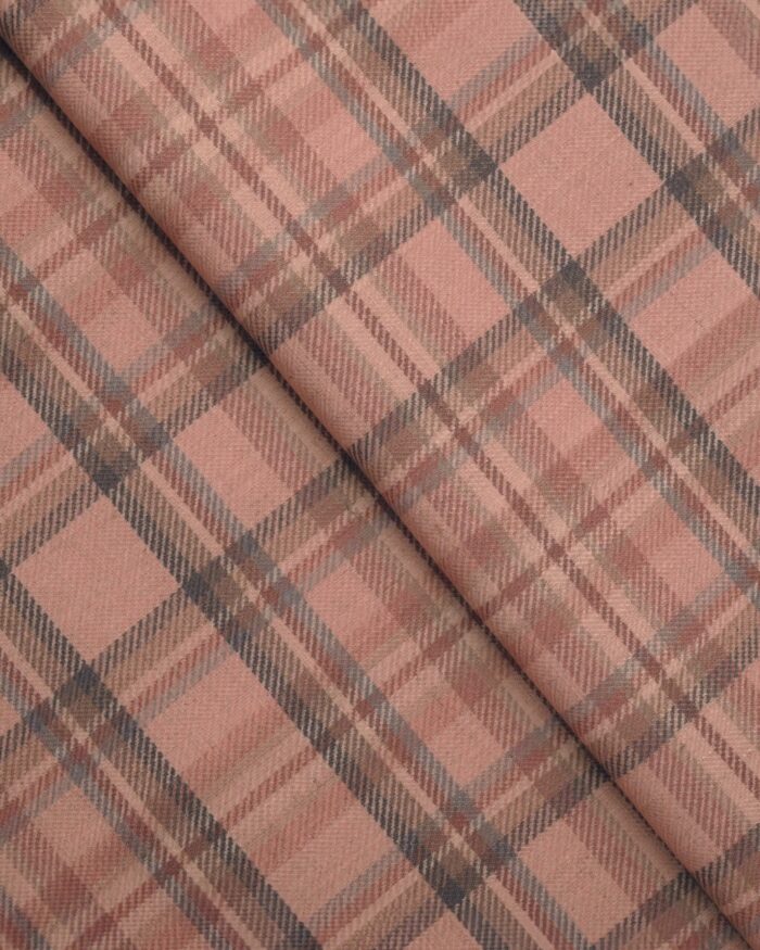 Farmhouse Plaid Check - Petal Ripple Fold Drapes - Image 2