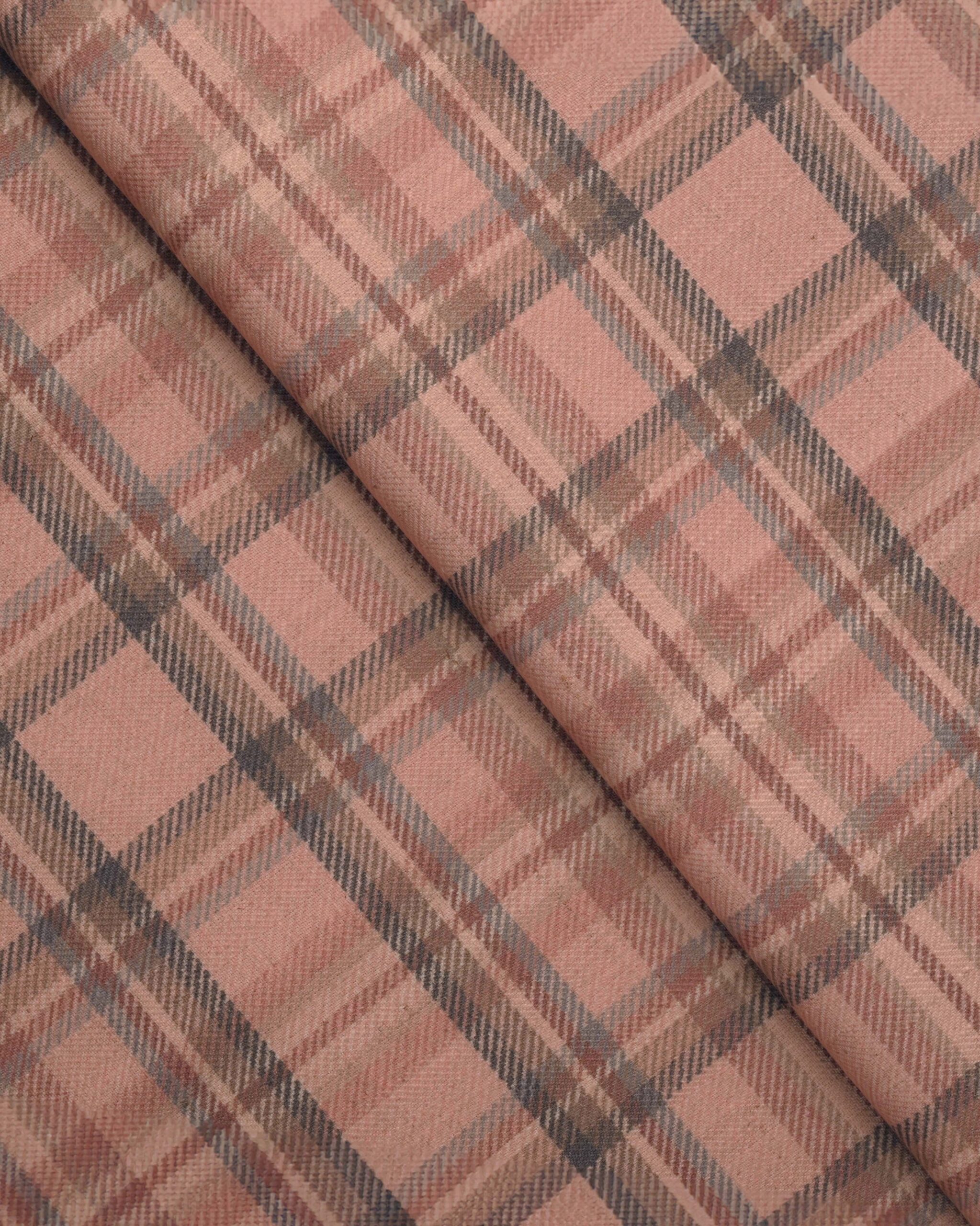 Folded-14-scaled-1.jpg Farmhouse Plaid Check - Petal Fabric Swatch - Image 1