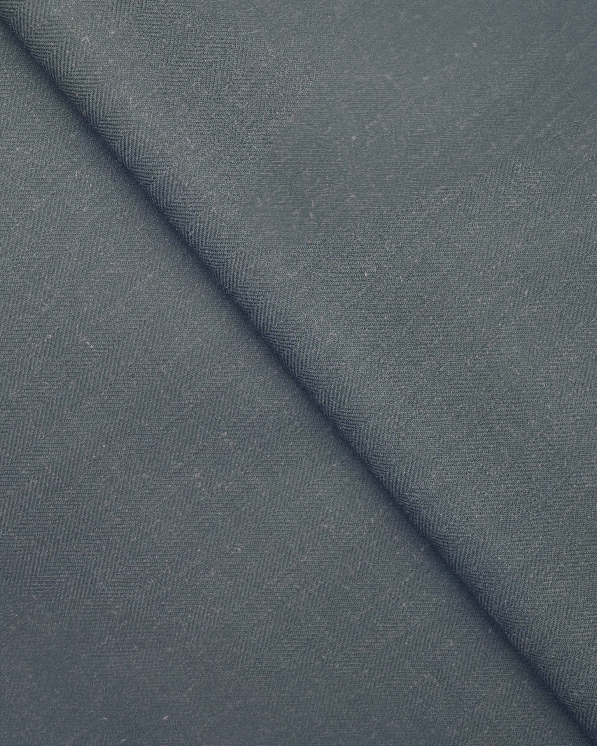 Folded Herringbone Plains - Royal Fabric Swatch - Image 1