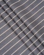 Drought Stripes- Ash Gray Fabric Swatch