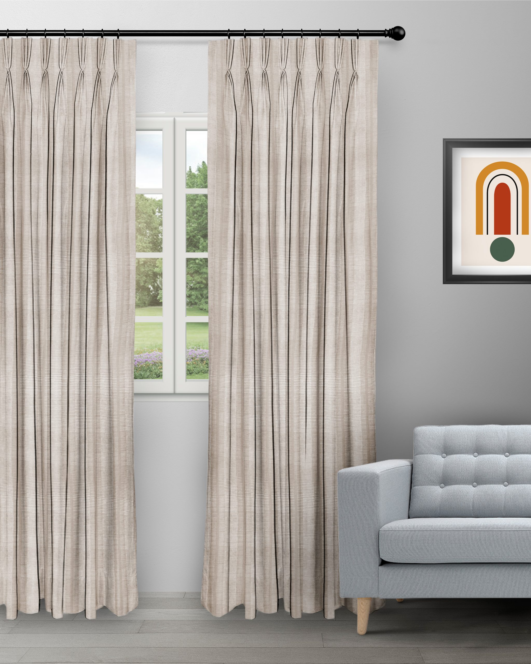Java-Oatmeal-Curtain-image-scaled-1.jpg Java - Oatmeal Custom Curtains - Image 1