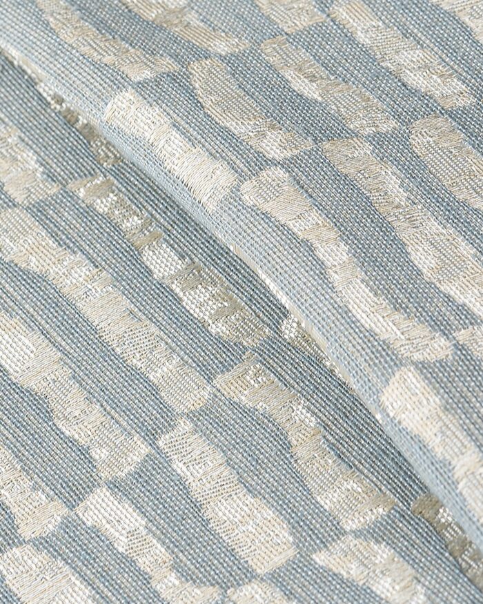 Landscape - Dusky Blue Ripple Fold Drapes - Image 2