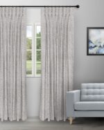 Landscape - Silver Custom Curtains