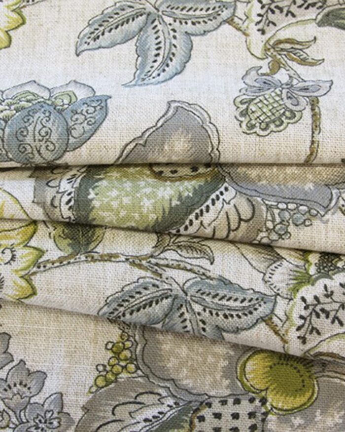 Leaf - Gray Custom Curtains - Image 2