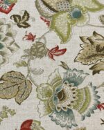 Leaf - Olive Custom Curtains