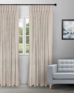 Opus - Sand Custom Curtains
