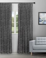 Oreo - Black/ Grey Custom Curtains
