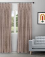 Orlando - Coffee Custom Curtains